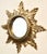 Vintage Italian Gilt Sunburst Mirror For Sale - Image 4 of 11