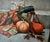 Realism 1940's Oil on Canvas"Autumn Still Life"-Antique Frame For Sale - Image 3 of 11