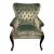Late 20th Century Tufted Upholstered Accent Chair / Armchair For Sale