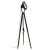 Vintage Industrial Green Wooden Tripod Floor Lamp For Sale - Image 9 of 9