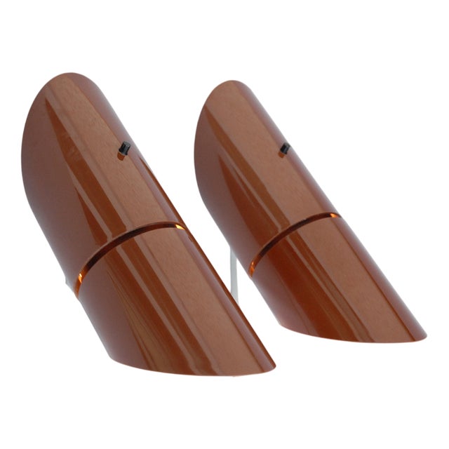 Phister Wall Lamps by Hans Due for Fog & Mørup, 1970s, Set of 2 For Sale