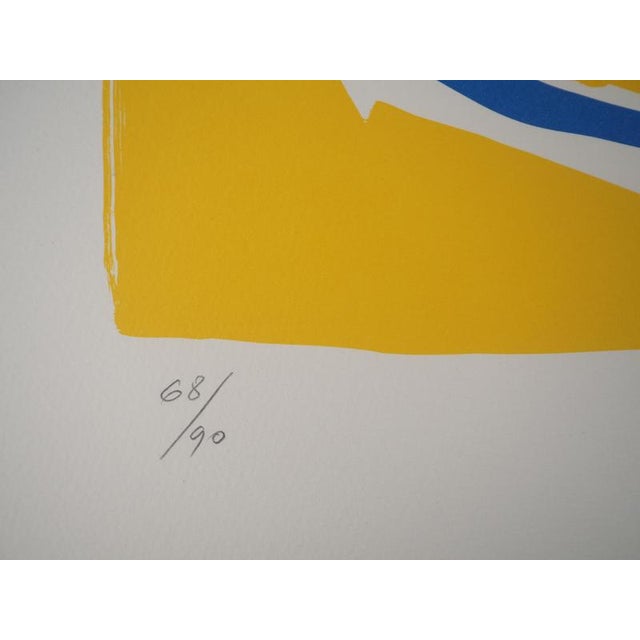 Robert Llimos, Fish and Cat, Original Signed Lithograph For Sale - Image 5 of 7