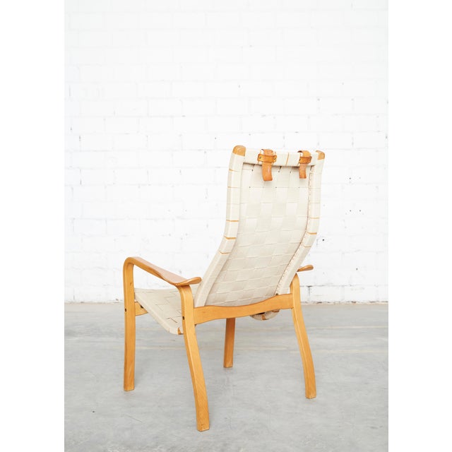Yngve Ekström Primo High Lounge Chair by Yngve Ekström for Swedese, 1980s For Sale - Image 4 of 16