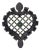 Hand-Forged Wrought Iron Heart Wall Decor (Ruffled Edge with Leaf Finials) Antique Copper Finish For Sale