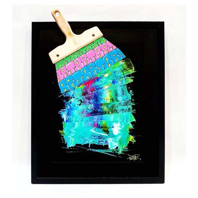 Pegaz, Spat’art, 2021, Mixed Media on Wood For Sale