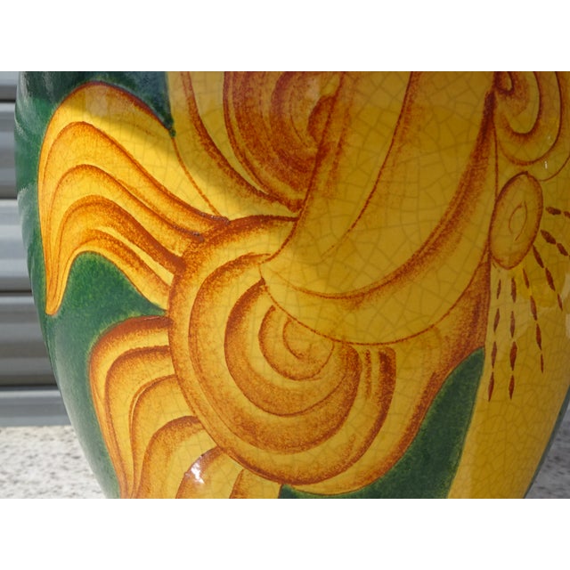 Forest Green Vintage Ceramic Set, 1980s, Set of 3 For Sale - Image 8 of 18