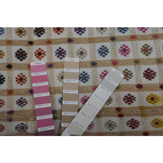 Turkish Jajim Kilim Rug 7'5'' X 10' For Sale - Image 10 of 10