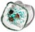 Beautiful vintage Murano hand blown 3 fish Italian art glass ashtray / bowl. The piece is attributed to the Seguso Dalla...