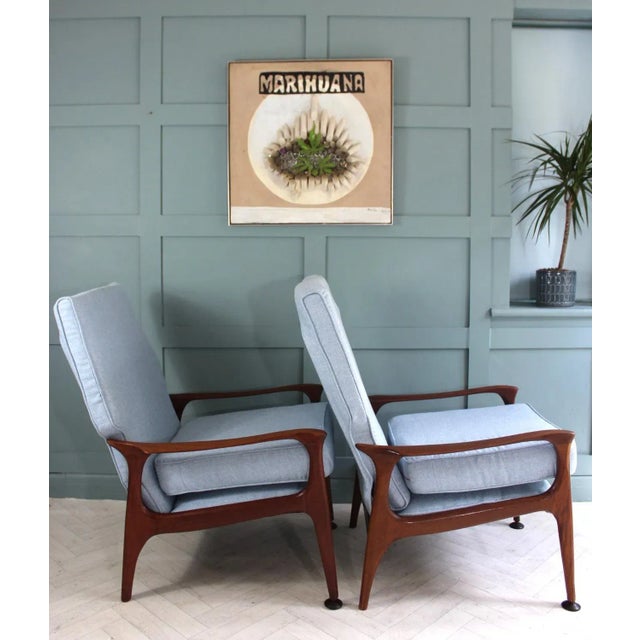 Mid-Century Modern Mid-Century Danish Teak Armchair by Fred Lowen, 1960 For Sale - Image 3 of 11