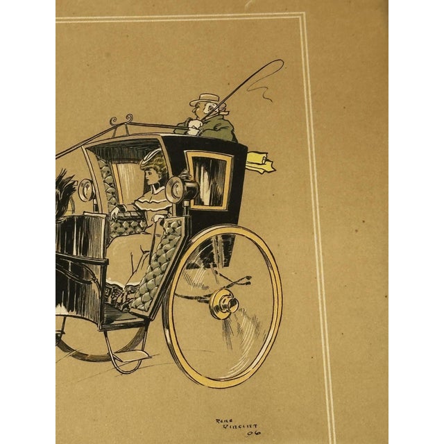 René Vincent, Berliet Illustration, London, 1907, Print on Paper For Sale - Image 4 of 10