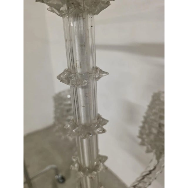 Five-Light Chandelier in Rostral Glass by Barovier & Toso, 1940s For Sale - Image 17 of 18