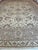 Textile Vintage Persian Sultanabad Carpet, Handmade Rug, Ivory ground, Soft Grey border For Sale - Image 7 of 15