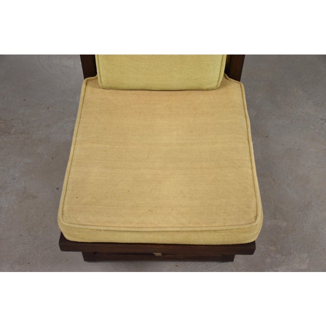 Wood 1980s Mahogany and Gold King Sitting Dining Chair For Sale - Image 7 of 9