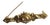 15ct Gold & Cut Diamond Brooch from R. Nevill, Chester, 1903 For Sale