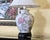 Vintage Chinoiserie Floral Porcelain Table Lamp With Hand-Painted Botanical Design For Sale - Image 11 of 18