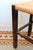 Vintage Rustic Wooden Stool with Straw Seat, 1960s For Sale - Image 4 of 9