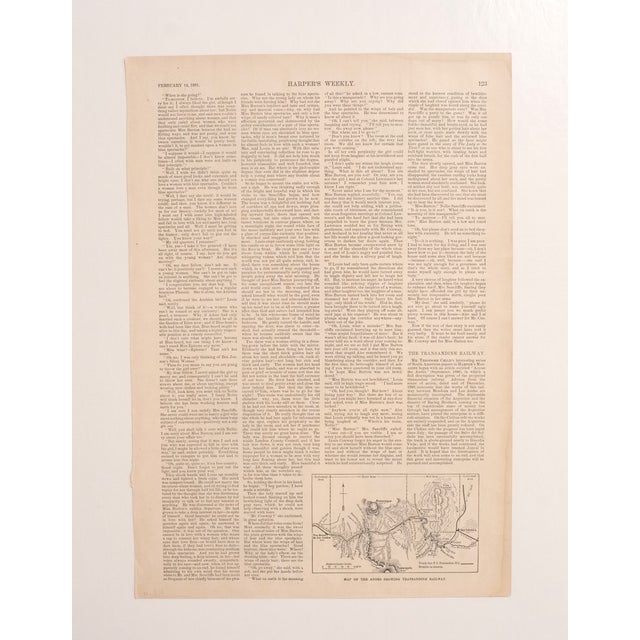 Pair of Vintage 18th C. Harpers Weekly Prints For Sale - Image 10 of 12