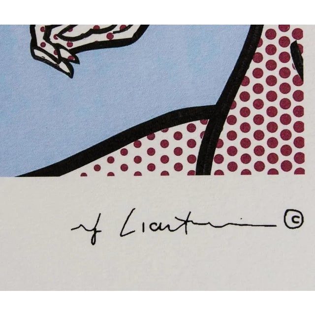 1980s Original Roy Lichtenstein "Nude With Beach Ball" Limited Edition Lithograph For Sale - Image 4 of 6