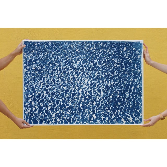 Paper "Infinity Pool" Contemporary Cyanotype by Kind of Cyan For Sale - Image 7 of 12