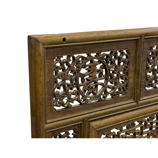 Chinese Scholars Student Motifs Wood Wall Panel Window Screen For Sale - Image 17 of 17