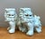 Late 20th Century Vintage Celadon Glazed Foo Dogs - Set of 2 For Sale - Image 5 of 13