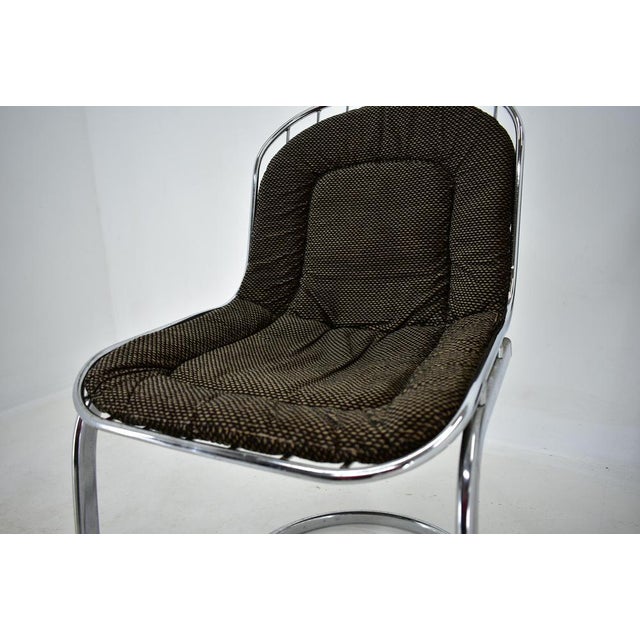 Chrome Dining Chair by Gastone Rinaldi, Italy, 1970s For Sale - Image 9 of 17
