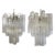 Tronchi Chandeliers in the style of Toni Zuccheri for Venini, Set of 2 For Sale