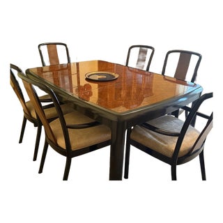 Chinoiserie Dining Set by Drexel Heritage “Profile” Collection For Sale