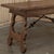 Vintage Spanish Style Two-Drawer Writing Table With Hand-Forged Iron Supports For Sale - Image 17 of 18