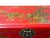 Chinese Oriental Red Flower Birds Mirror Rectangular Jewelry Box For Sale In San Francisco - Image 6 of 14