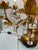 Mid 20th Century Italian Gilt Tole and Crystals Electric Candelabra Lamp For Sale - Image 12 of 18