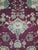 Burgundy Late 20th Century Hand-Knotted Indian Agra Wool Rug, 14'3" × 11'4" For Sale - Image 8 of 10