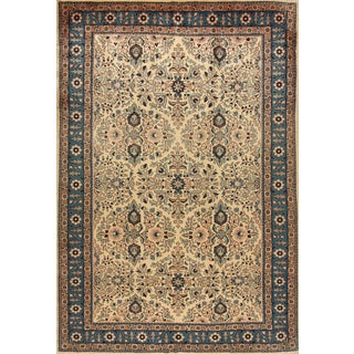Middle Eastern Hand-Knotted Rug For Sale