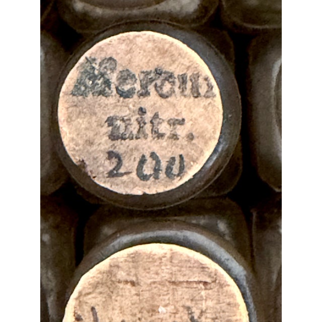 Antique English Homeopathic Medicine Case With 120 Glass Vials, C. 1890 For Sale - Image 11 of 11