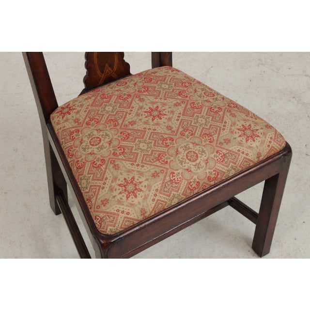 Set of 10 Jonathan Charles Mahogany Chippendale Style Dining Chairs For Sale - Image 12 of 16