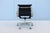 Metal Mid-Century Herman Miller Eames Aluminum Group Black Leather Management Chair For Sale - Image 7 of 12