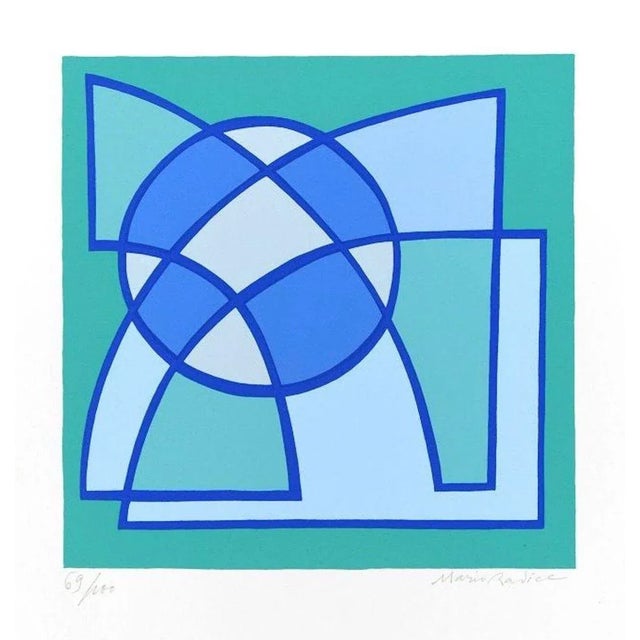 De Profundis Clamavi - Original Screen Print by Mario Radice - 1964 1964 For Sale - Image 3 of 3