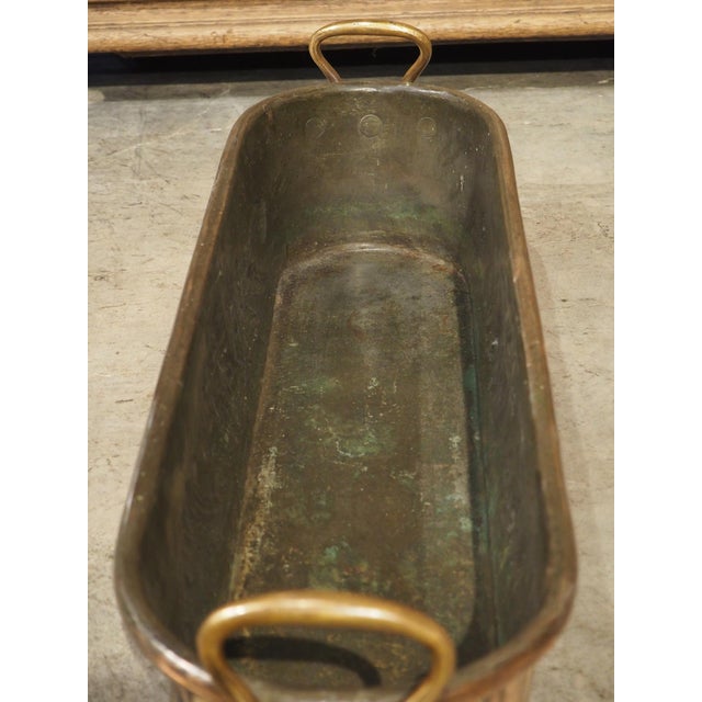 Large 19th Century French Copper Fish Poacher Poissonnière by L. Tendrerie Paris For Sale - Image 11 of 18