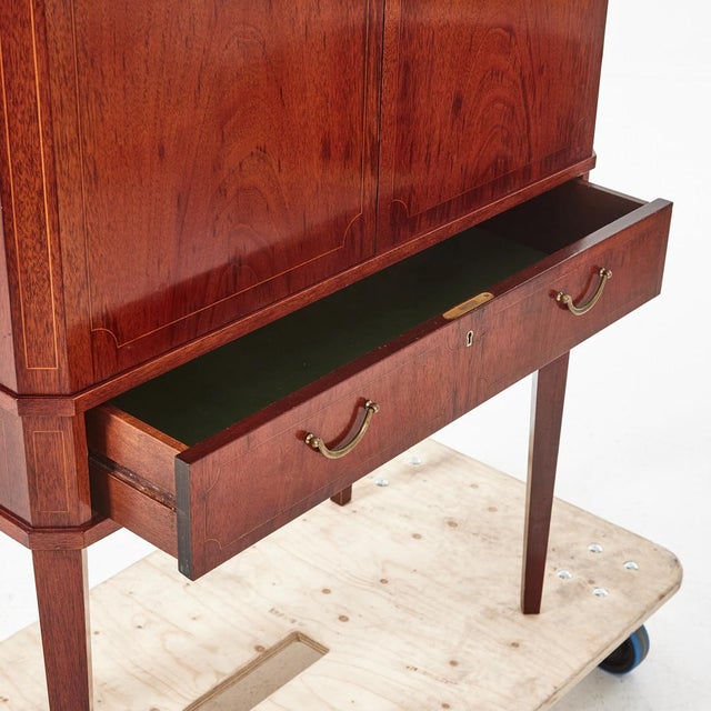 Wood Swedish Modern Bar Cabinet from Förenade Möbler, Sweden, 1950s For Sale - Image 7 of 9