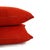 Arc Com Fabric Spirit in Watermelon Pillow Cover - 20" X 20" Solid Bright Red Chenille Cushion Case For Sale - Image 4 of 7