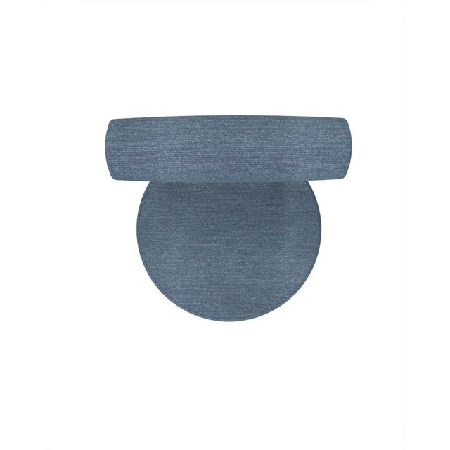 Not Yet Made - Made To Order Moca Chair in Tricot Seafoam Fabric and Smoked Oak by Studio Rig for Collector For Sale - Image 5 of 6