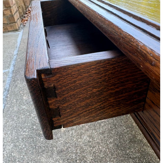 Vintage Rustic Coffee Table With Two Drawers For Sale - Image 10 of 10