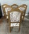 Late 18th Century French Louis XVI - Style Giltwood Dining Chairs With Hand-Painted Rosettes - Set of 6 For Sale - Image 9 of 14