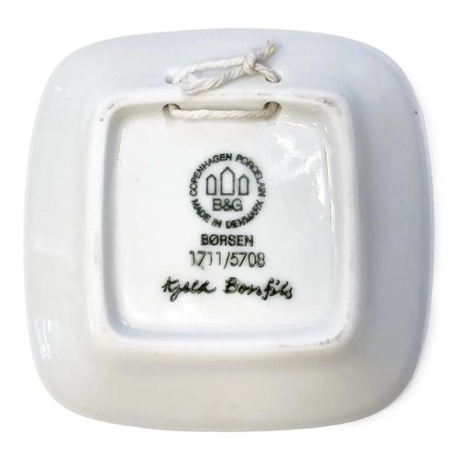 Mid 20th Century Danish Porcelain Small Plate Collection- Set of 8 For Sale - Image 9 of 9