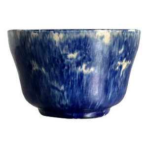Vintage Boho Glazed Ceramic Splatter Bowl