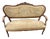 Antique French Walnut Love Seat, Settee Louis XV For Sale