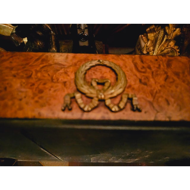 Traditional Empire Office Kit in Bronze and Elm For Sale - Image 3 of 14