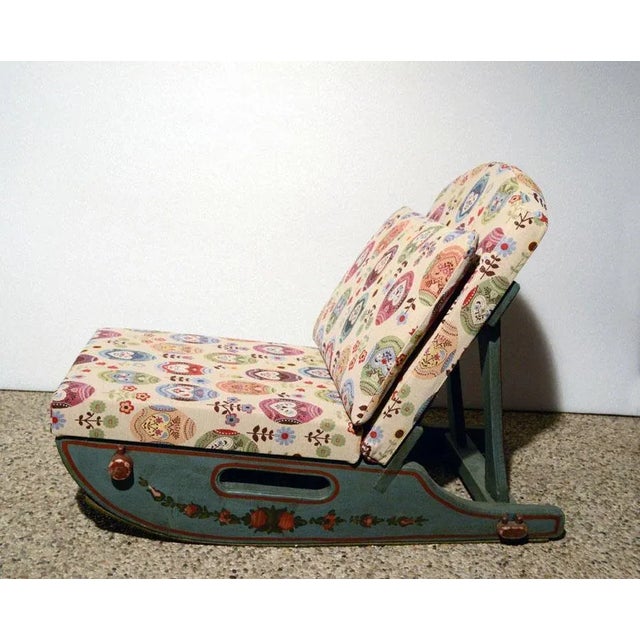 Set of Tyrolean Sledding Chairs, 1950s For Sale - Image 6 of 11