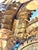 Monumental Pair of Maison Jansen Gilt Metal Palm Tree Floor Lamps For Sale - Image 13 of 16