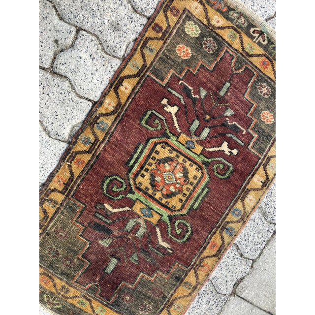 Tribal Anatolian Wool Rug For Sale - Image 4 of 6
